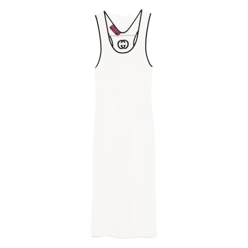 Gucci Logo-motif Midi Dress