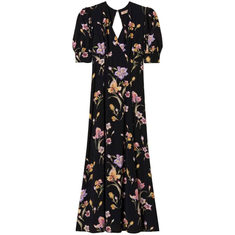 Twinset Floral-print Crepe Dress