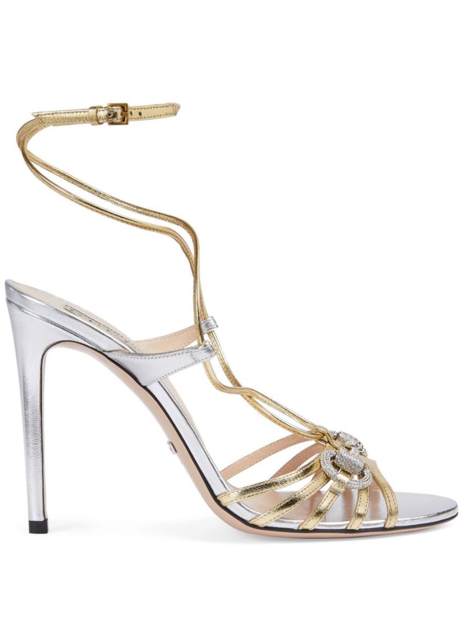 110mm Horsebit leather sandals