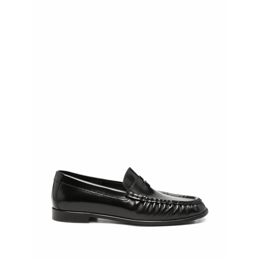 Poeve Penny-slot Ruched Loafers