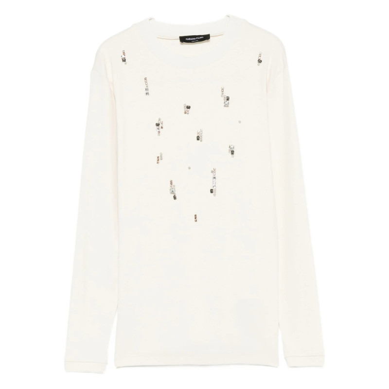 Fabiana Filippi Appliqué-embellished Sweater