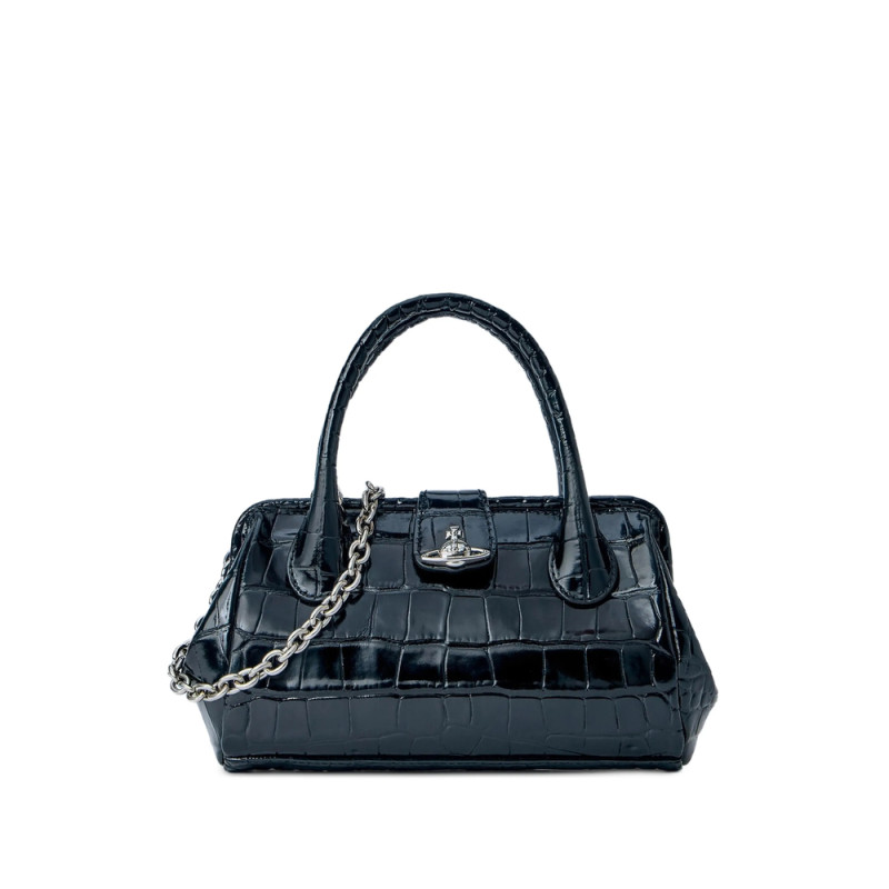 Vivienne Westwood Crocodile-embossed Leather Tote Bag