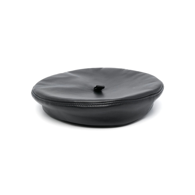 Ruslan Baginskiy Smooth-grain Leather Beret