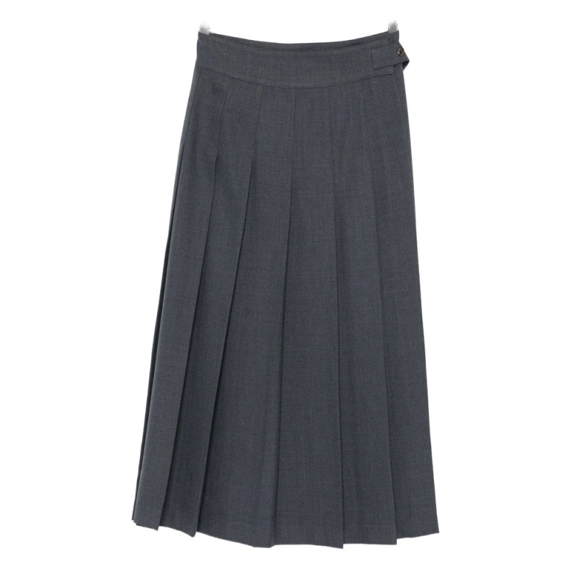 Rohe Buttoned Midi Pleated Skirt