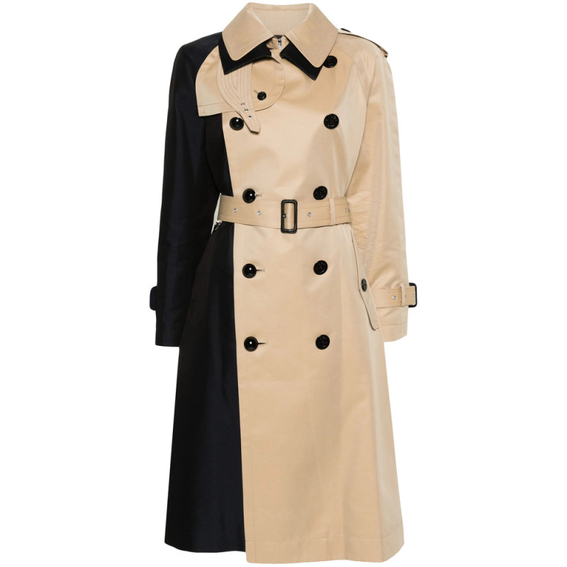 Sacai Two-tone Trench Coat