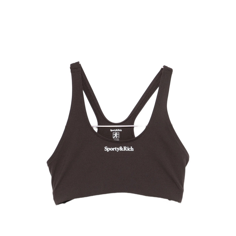 Sporty & Rich Logo-print Bra