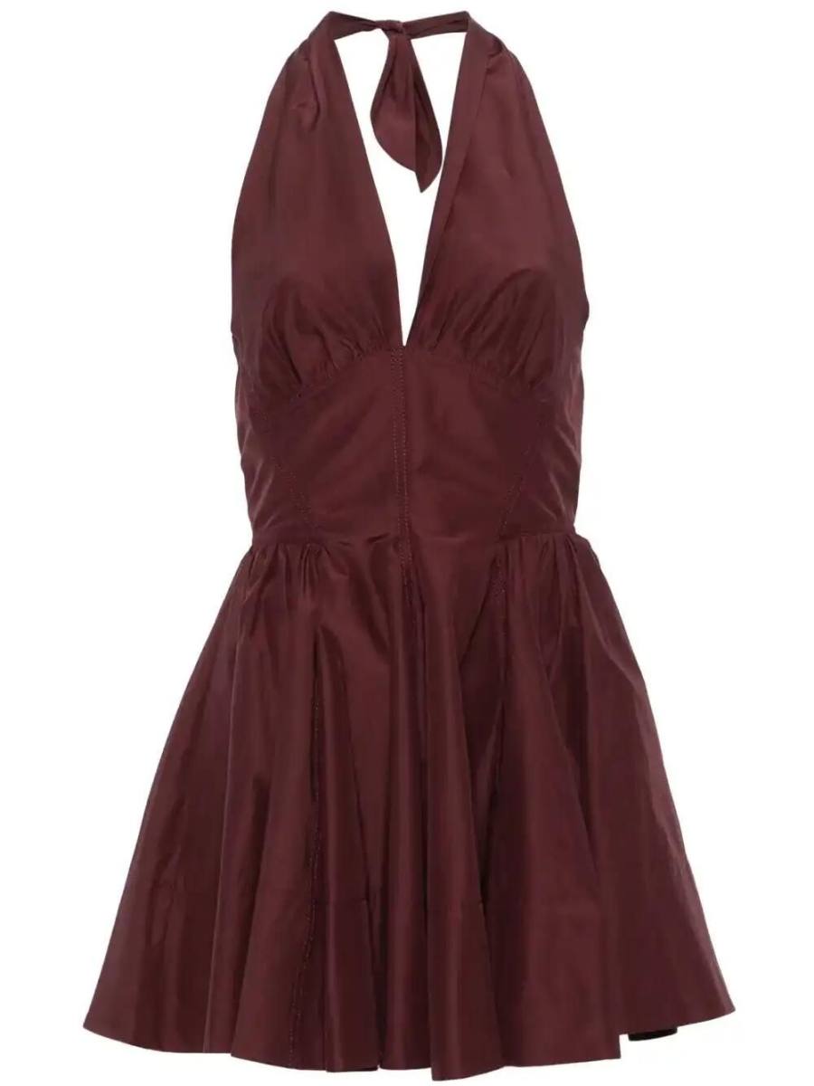 poplin mini dress