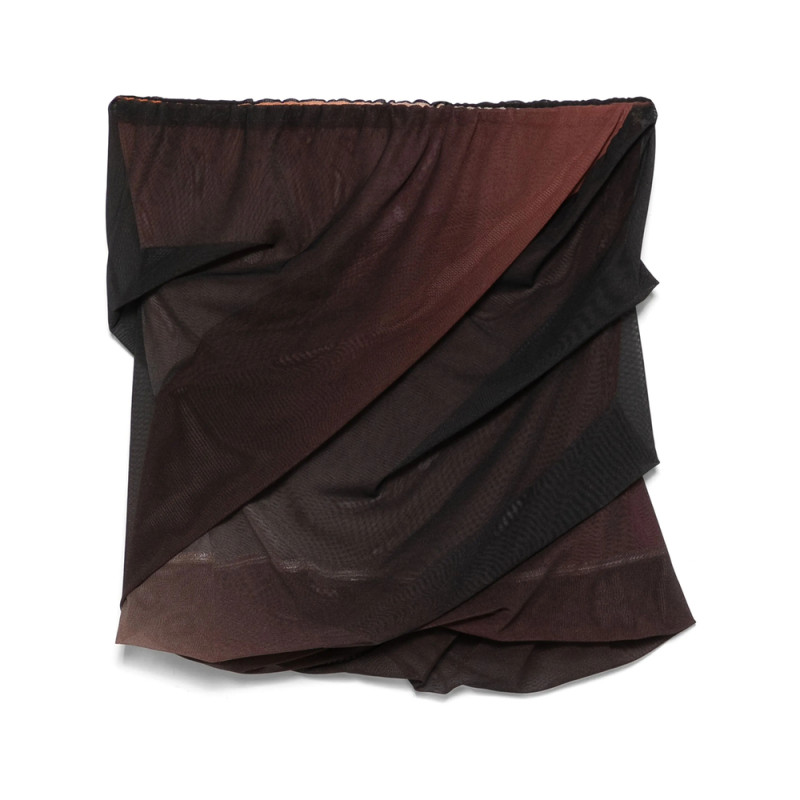 The Attico Gradient-effect Mini Skirt