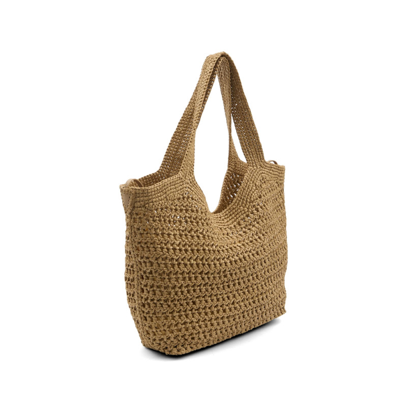 Tod's Crochet Raffia Shopping Bag