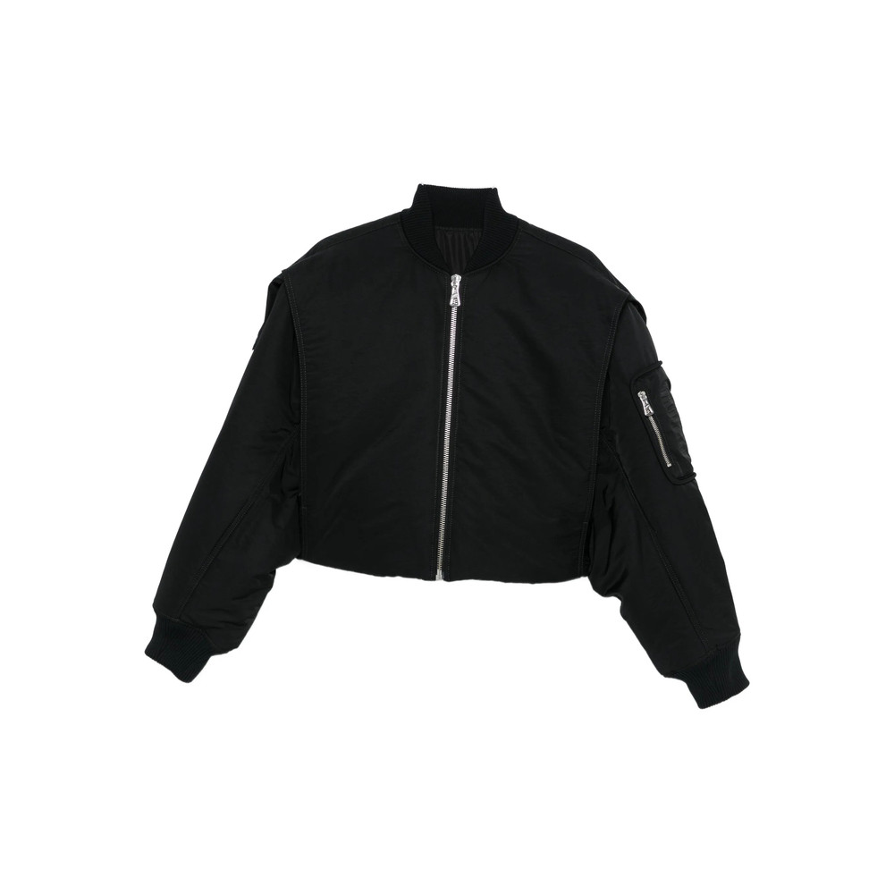 Jean Paul Gaultier Zip-fastening Cropped Bomber Jacket