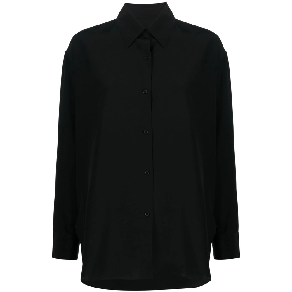 Nili Lotan Silk Long-sleeved Shirt