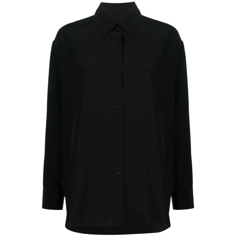Nili Lotan Silk Long-sleeved Shirt