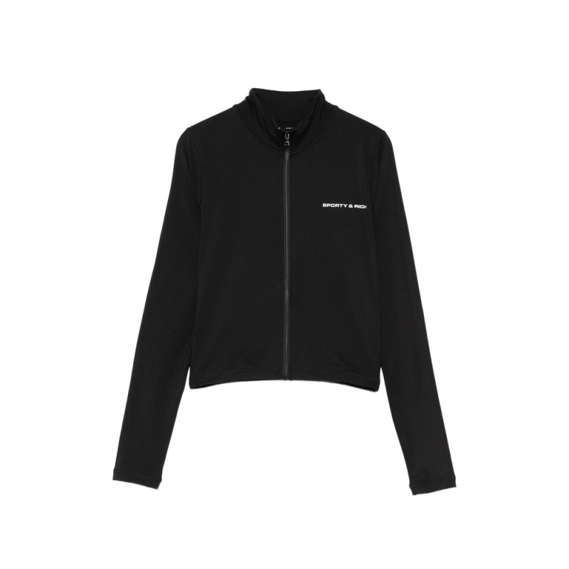 Sporty & Rich Logo-print Zip-up Jacket