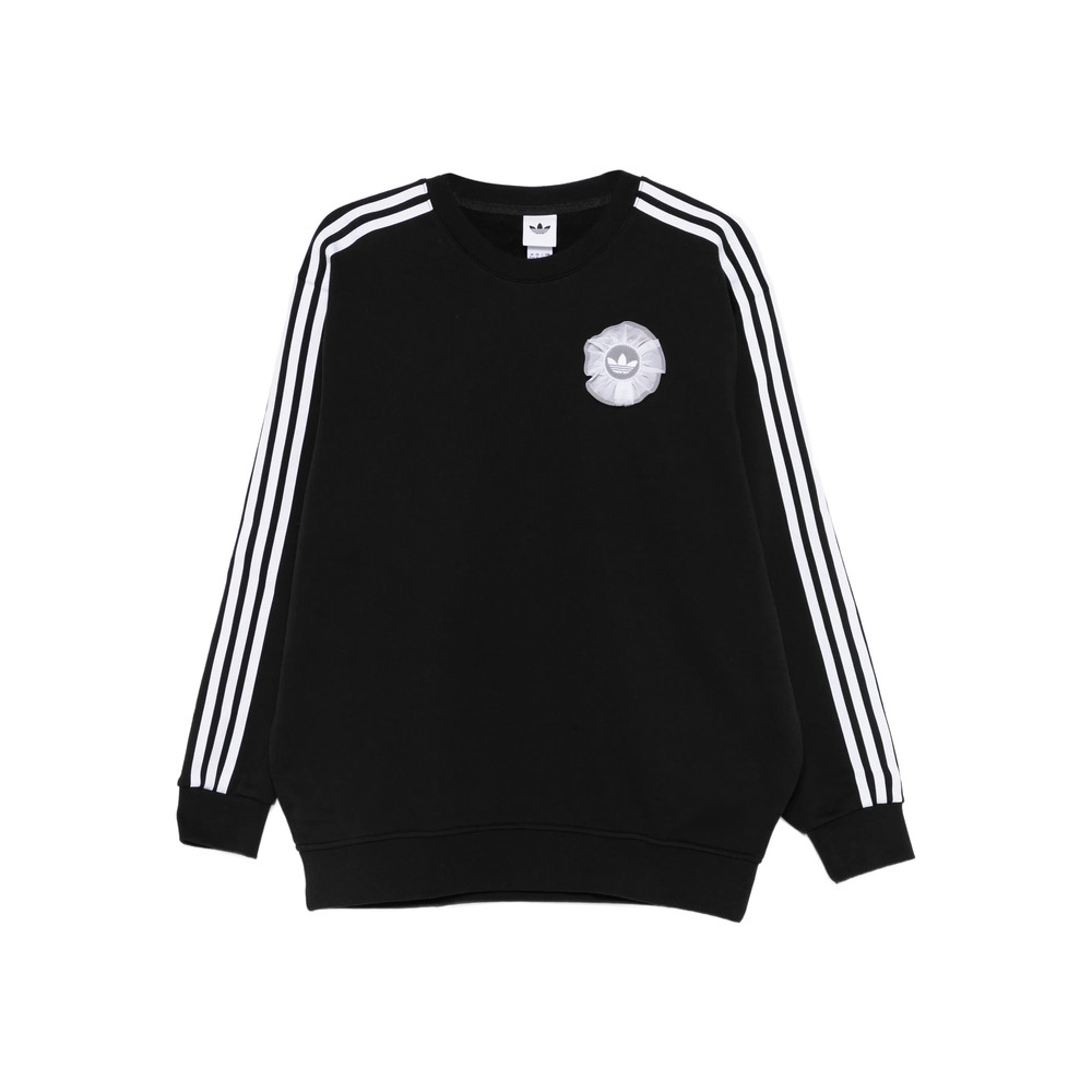 Adidas Stripe-detail Appliqué Sweatshirt