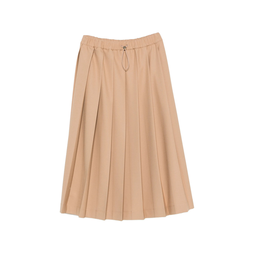 Fabiana Filippi Pleated Drawstring Midi Skirt