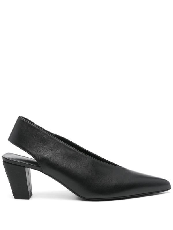 60mm leather pumps