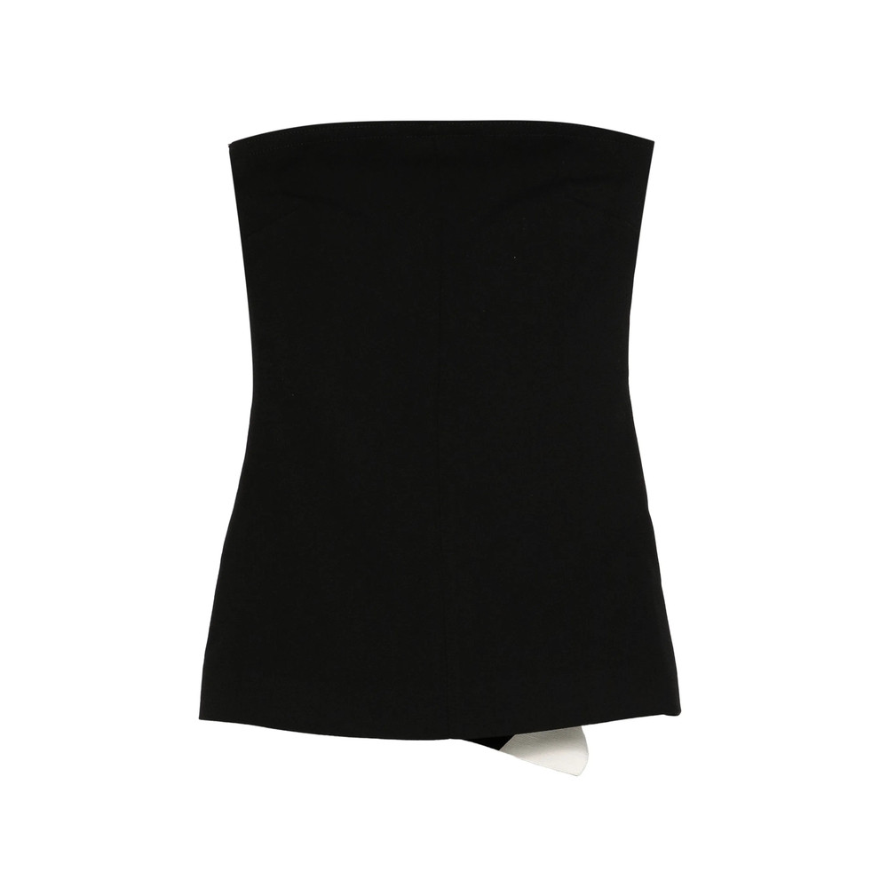 Entire Studios Strapless Panelled Top