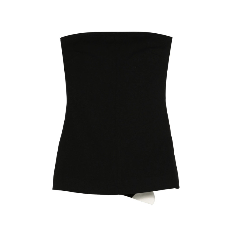 Entire Studios Strapless Panelled Top