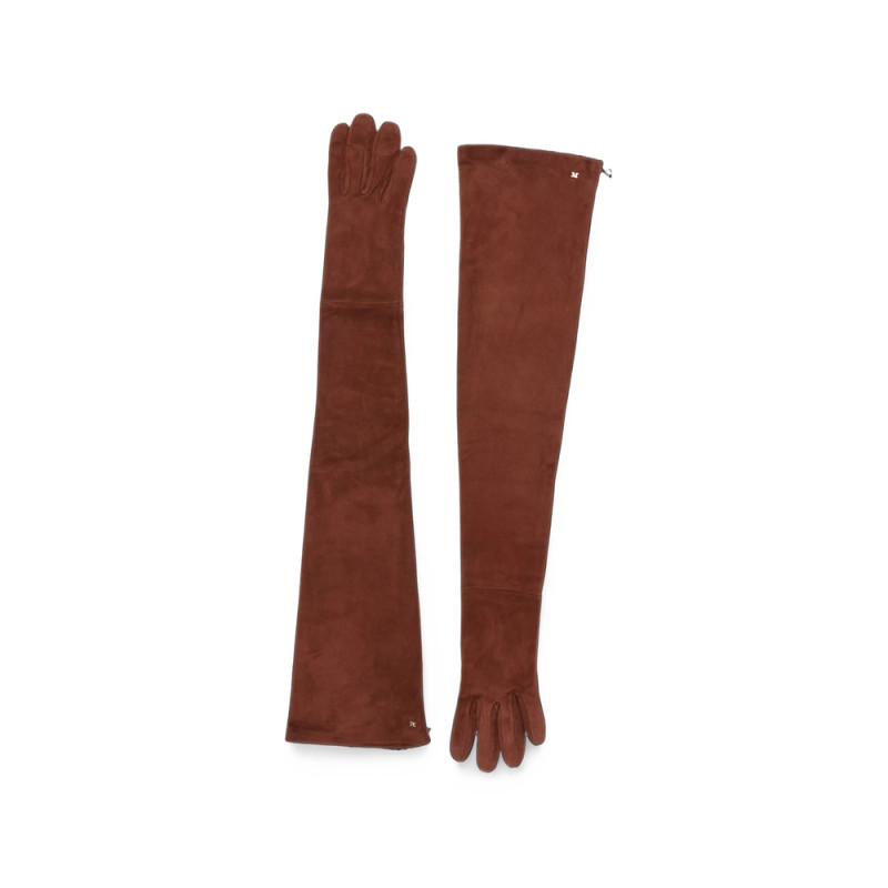 Max Mara Logo-plaque Long Gloves