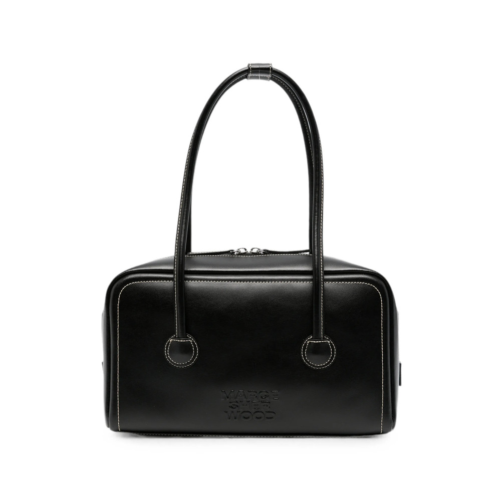 Margesherwood Contrast-stitch Embossed-logo Tote Bag