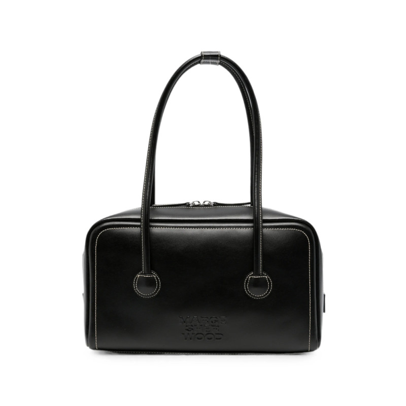 Margesherwood Contrast-stitch Embossed-logo Tote Bag