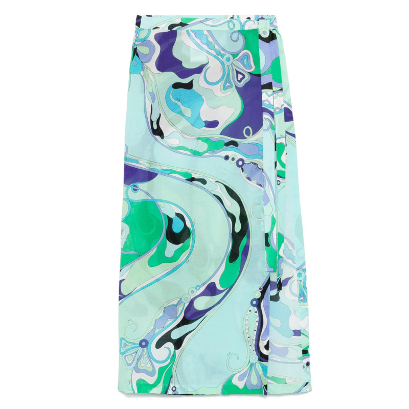 Pucci Printed Midi Skirt