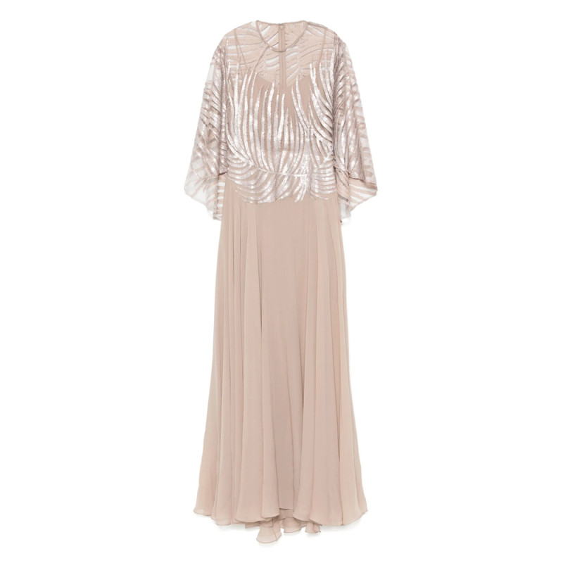 Elie Saab Embroidered Maxi Dress