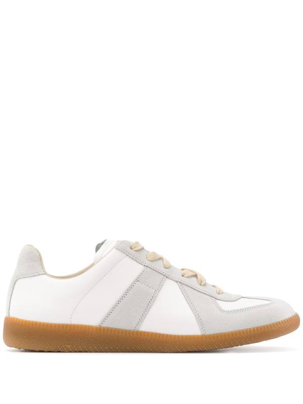 Replica low-top leather sneakers