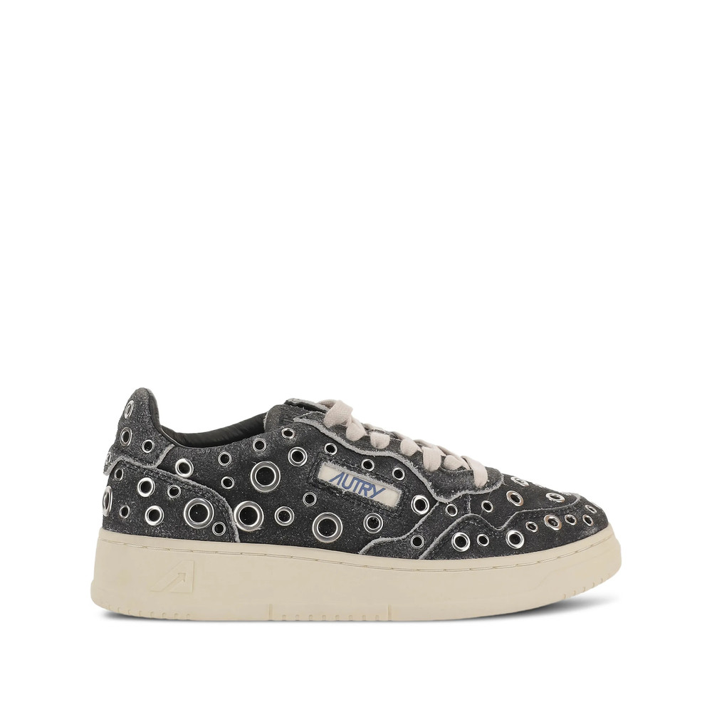 Autry Medalist Low Eyelet-embellished Sneakers