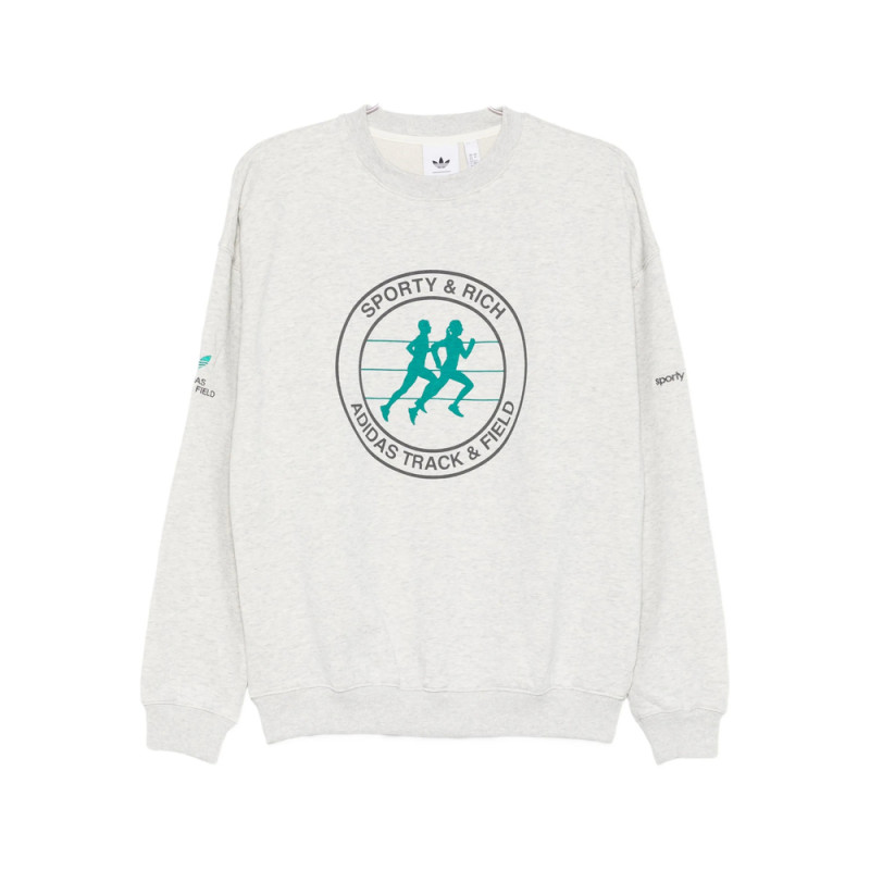 Adidas X Sporty & Rich Logo Sweatshirt