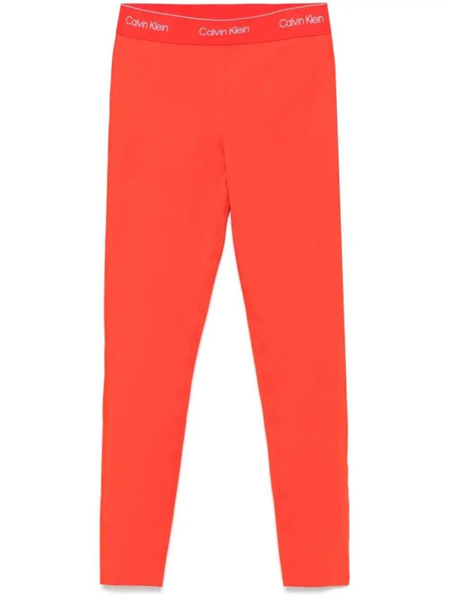 logo-waistband performance leggings