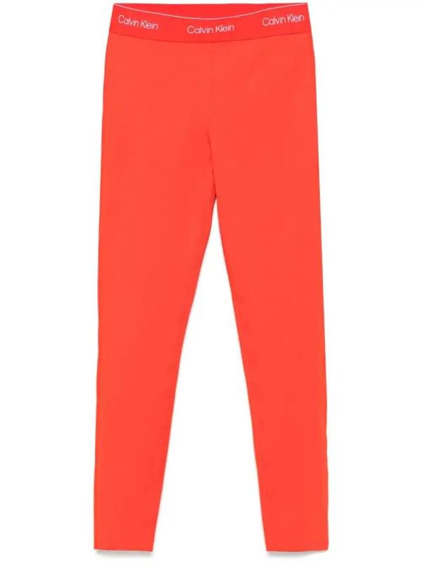logo-waistband performance leggings