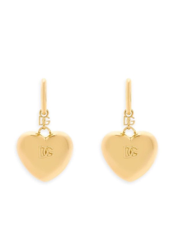 DG heart dangle earrings