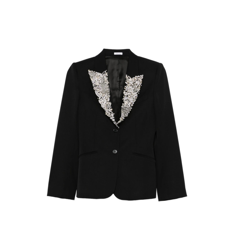 Alexander Mcqueen Embellished-lapel Blazer