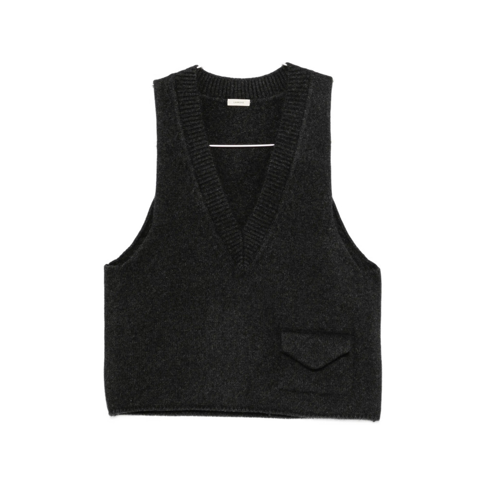 Lamrons V-neck Flap-pocket Vest
