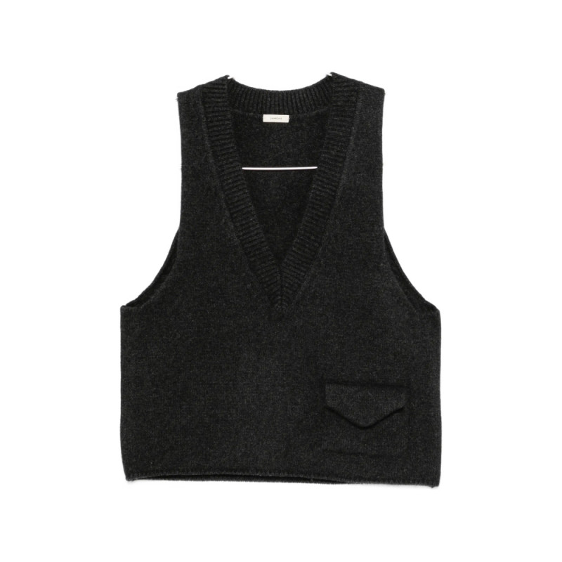 Lamrons V-neck Flap-pocket Vest