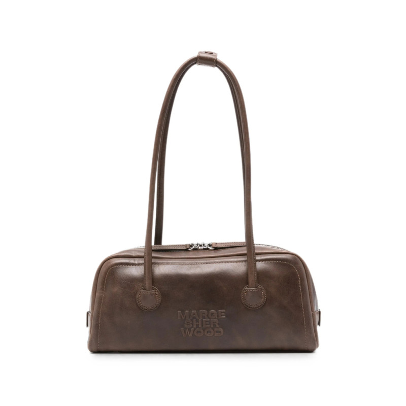 Margesherwood Logo-debossed Leather Shoulder Bag