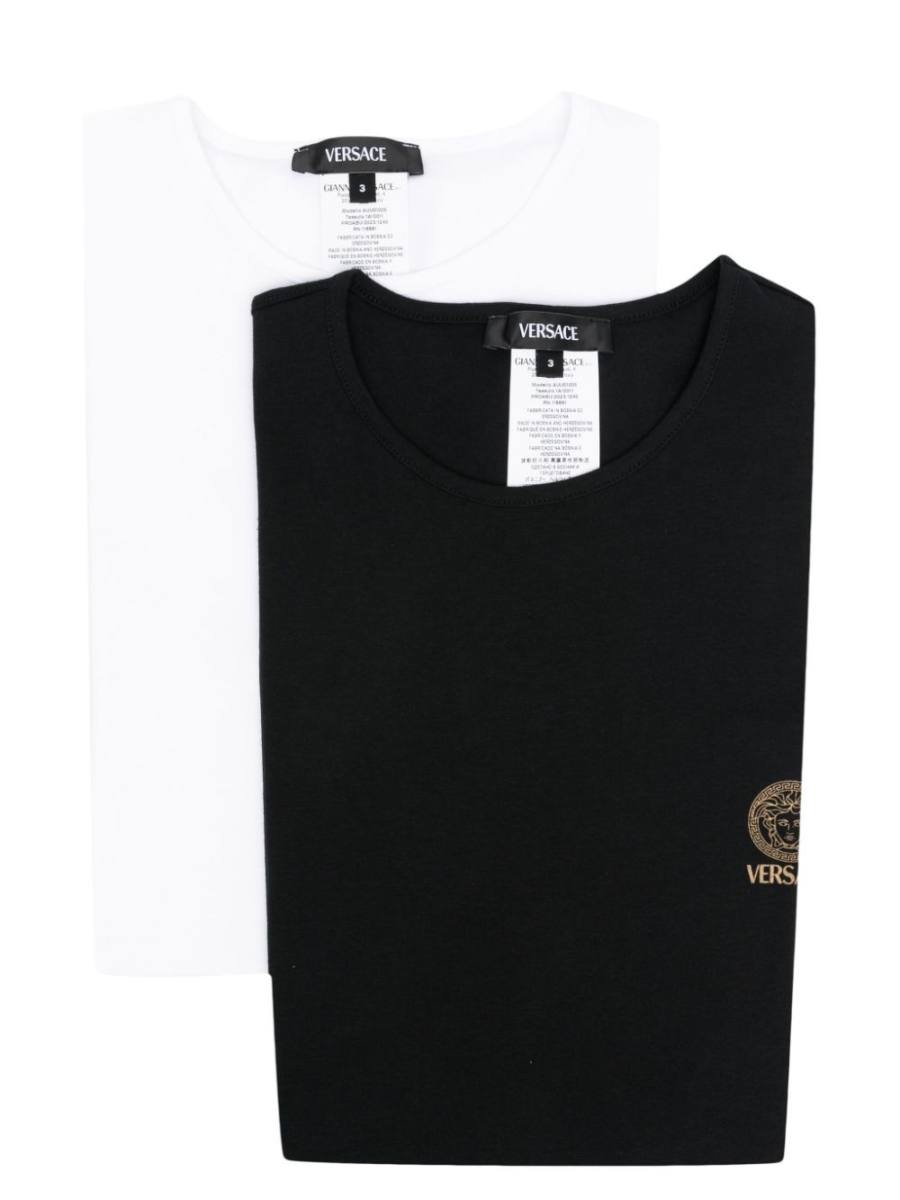 Medusa-print cotton T-shirt (pack of two)