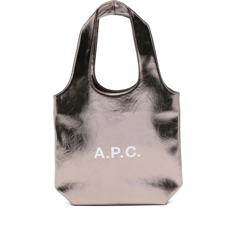 A. p.c. Small Ninon Metallic Logo Tote Bag