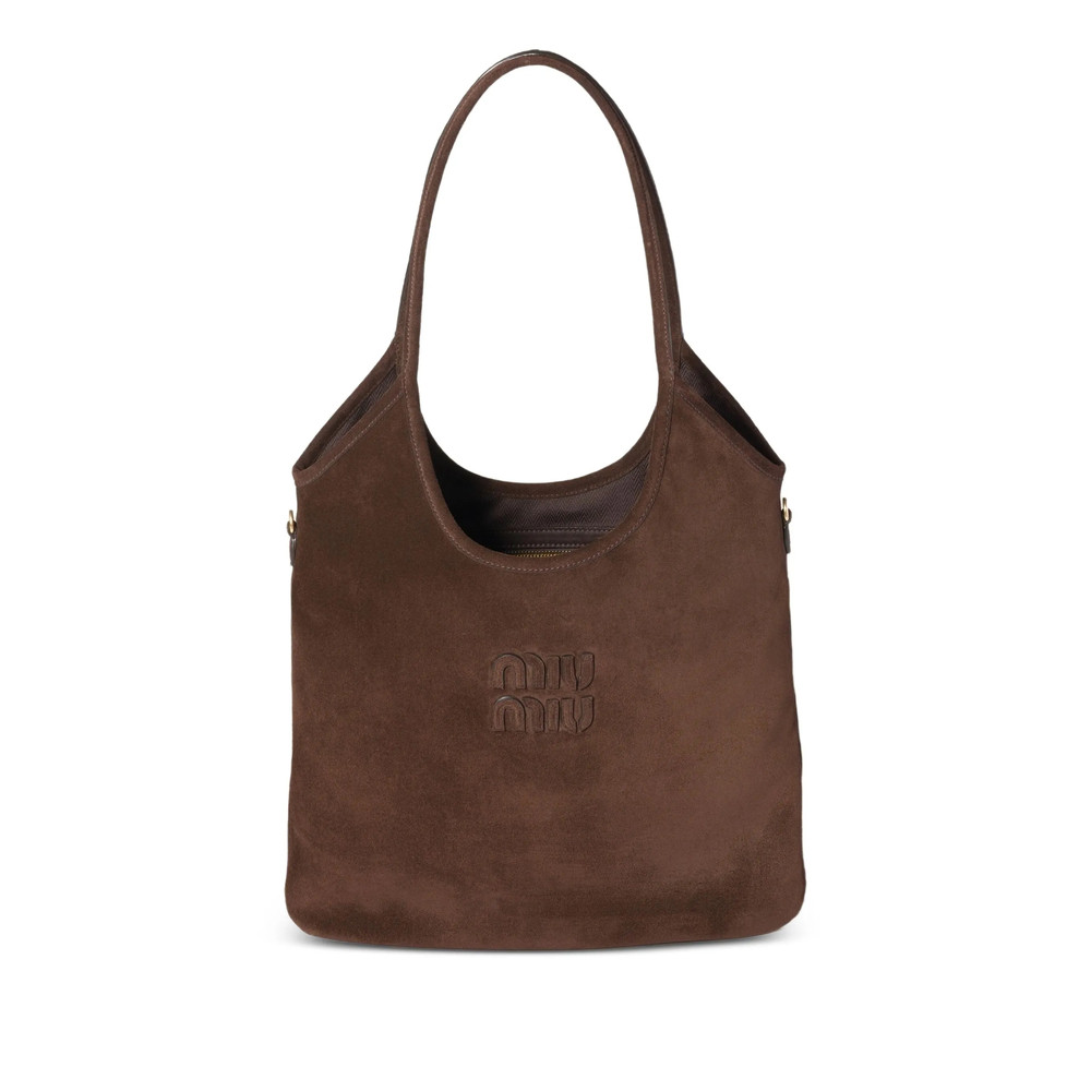 Miu Miu Ivy Suede Shoulder Bag