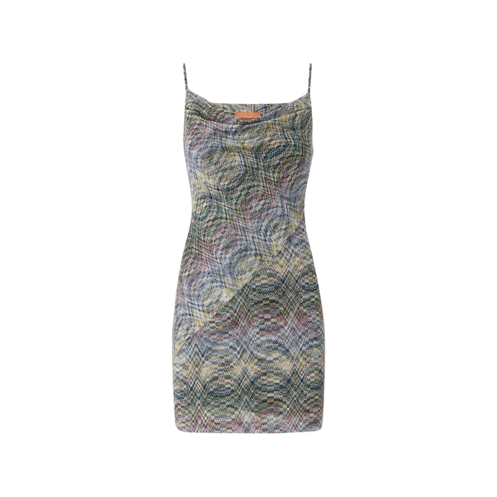Missoni Zigzag-knit Cowl-neck Dress