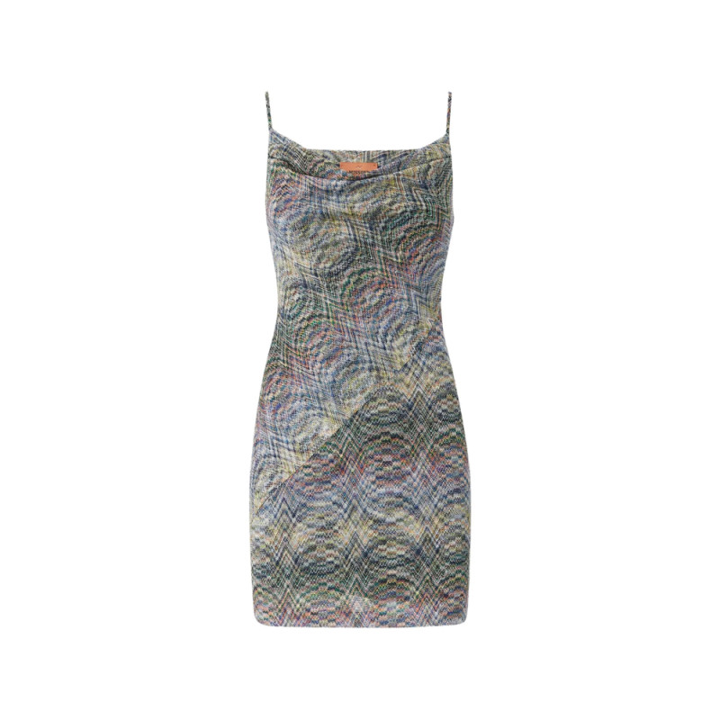 Missoni Zigzag-knit Cowl-neck Dress