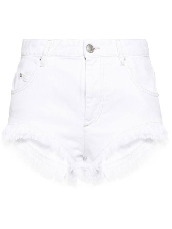 Eneidao frayed denim shorts