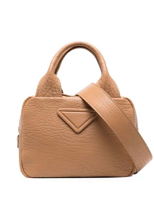 small triangle-patch tote bag