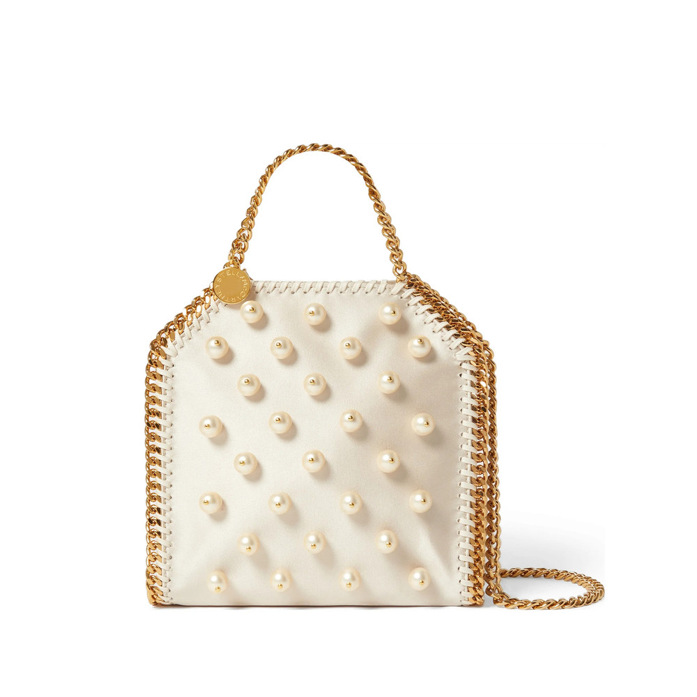 Stella Mccartney Pearl-embellished Tote Bag