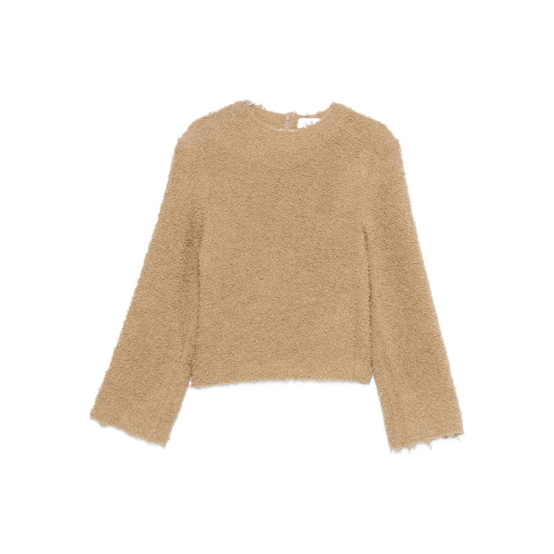 Séfr Frayed-edge Crew-neck Sweater