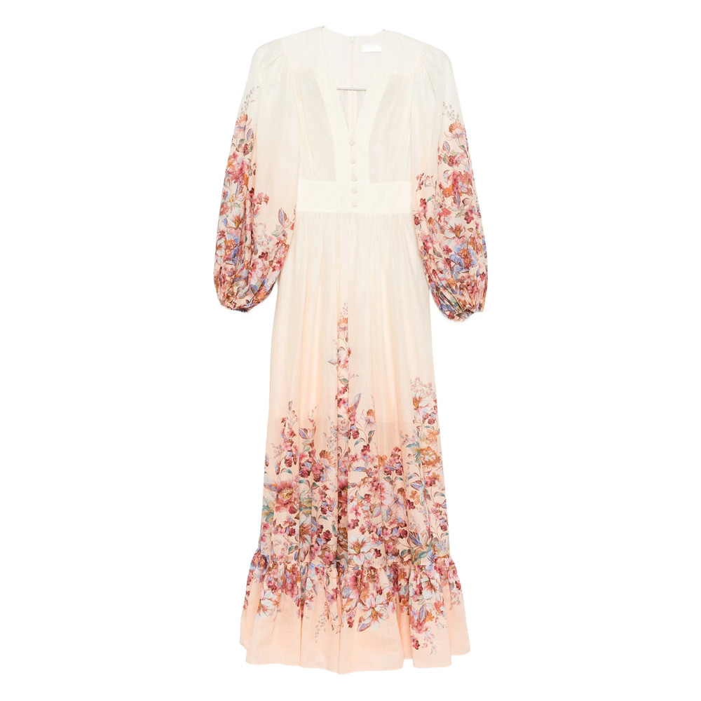 Zimmermann Floral Button Maxi Dress