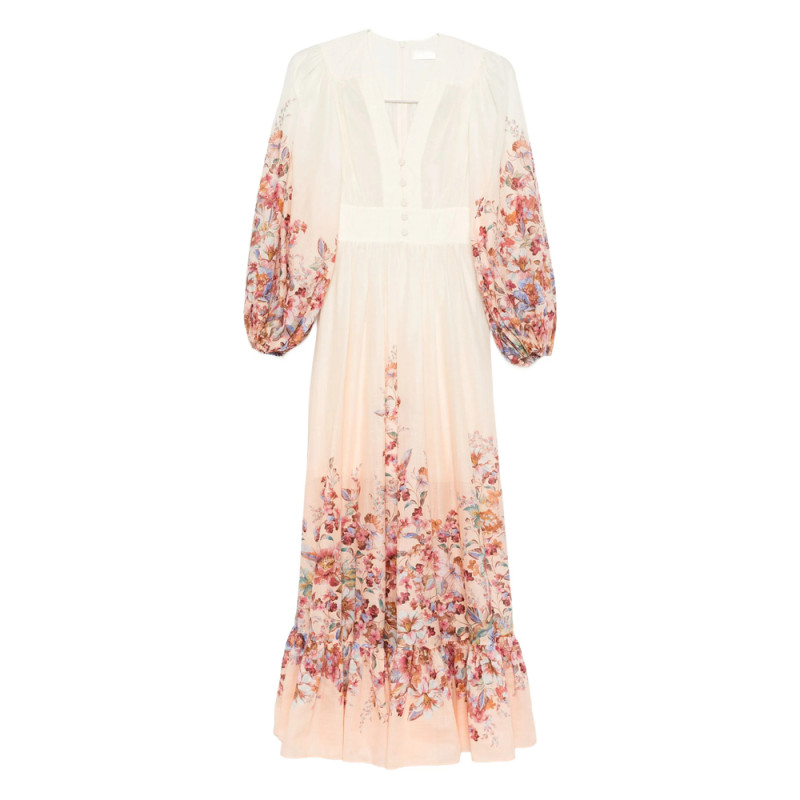 Zimmermann Floral Button Maxi Dress