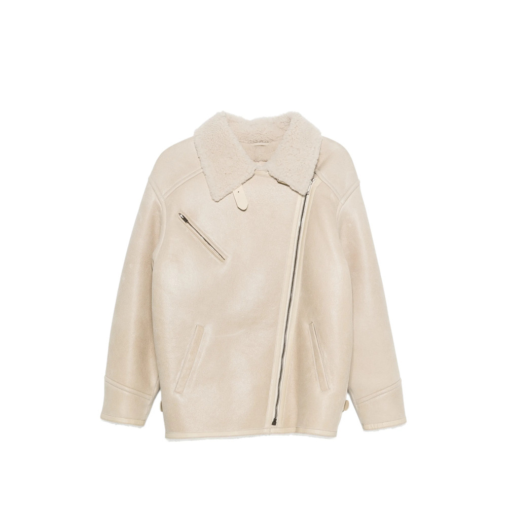 Isabel Marant Adelina Shearling Zip Jacket