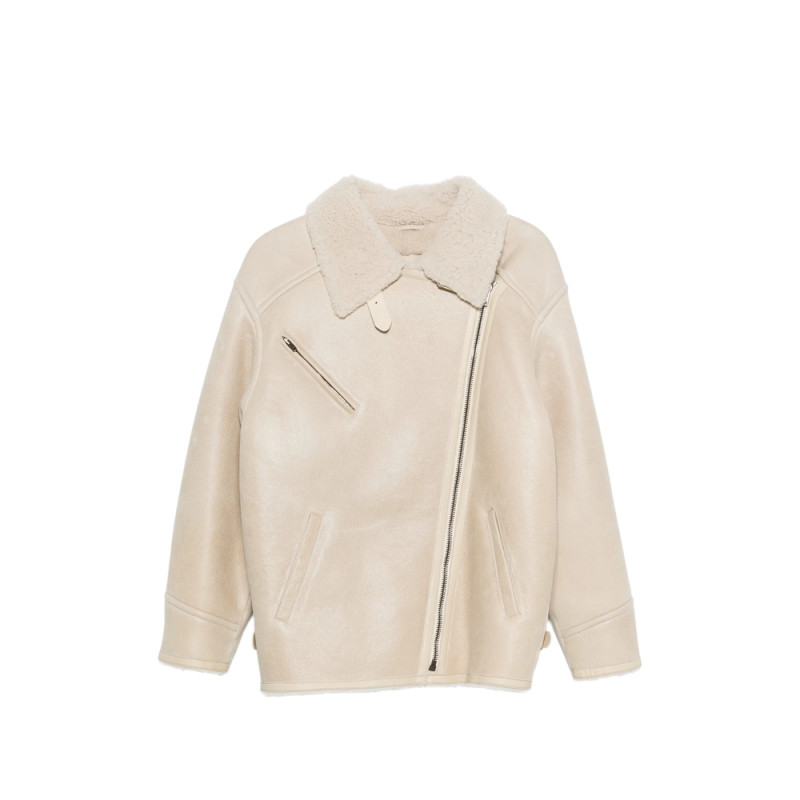 Isabel Marant Adelina Shearling Zip Jacket
